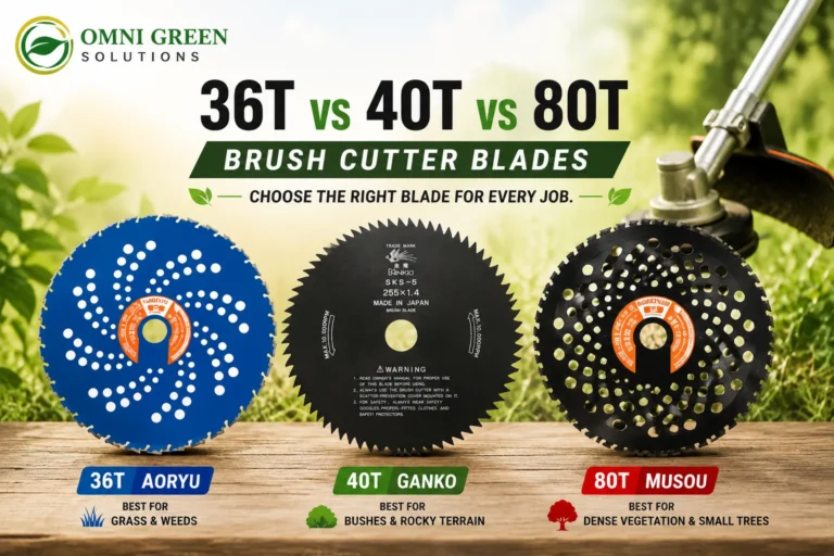 36T vs 40T vs 80T Brush Cutter Blade